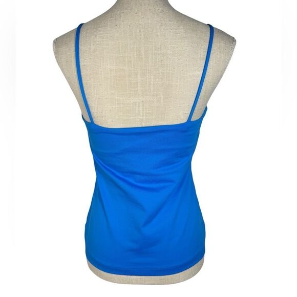 Judyp Royal Blue Shelf Bra Cami Tank Top - Picture 3 of 6